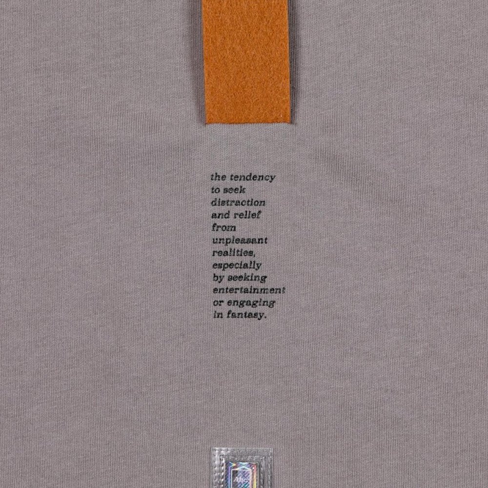 ADVISORY BOARD CRYSTALS (Abc) “ESCAPISM” T-Shirt Gray - Picture 5 of 9